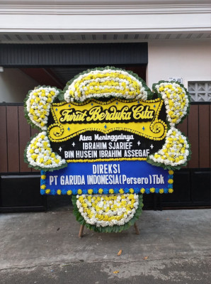 Papan Bunga Duka di Tapa